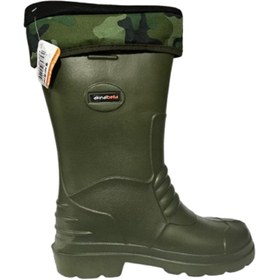 Resim Akınal Bella Unisex Eva Ultra Hafif Poli Taban Uzun Yağmur Çizmesi 