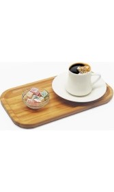 Resim Hype Store Bambu Lüx Dikdörtgen Servis 25 * 14CM, Sunumluk & Çerezlik Sunum Tabağı 