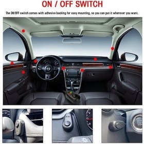 Resim Besthome1 300w Çift Çıkışlı Araç Aydınlatma Kablosu - Kabin Anahtarlı Siyah 