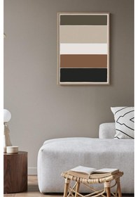 Resim Tek Parça Ahşap Çerçeve Görünümlü Pantene Renk Serisi Mdf Tablo 33x48 Cm - Model 2 - Ersypantene2025model2 