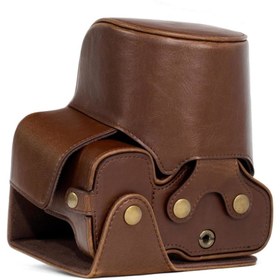 Resim MegaGear MG760 Sony DSC-RX10 IV, DSC-RX10 III Deri Kamera Çantası 