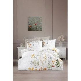 Resim MCM Group Altınbaşak Creaforce Fiora Marble Çift Kişilik Nevresim Takımı 