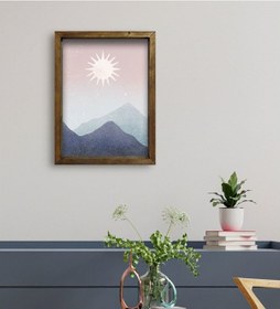 Resim Bk Gift Otel Odası Konseptli Doğal Masif Ahşap Çerçeveli Tablo 45 (551119890) 