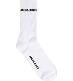 Resim Jack & Jones 12179475 Jacbasic Logo Tennis Sock 5 Pack Noos Beyaz 001 