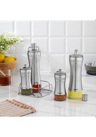Resim Schafer Retro Yağlık+sirkelik Seti 5 Parça-ınox Inox 