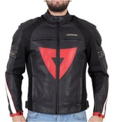 Resim Venom D1 4 Mevsim Korumalı Deri Motorcu Montu 