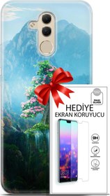 Resim Huawei Mate 20 Lite Kılıf Orijinal Seri Neo 29 Red Hood Leke Tutmaz Kapak + Ekran Koruyucu 