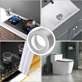 Resim 5 Metre 3 cm Kendinden Yapışkanlı Alüminyum Su Sızdırmaz Yanmaz Bant 