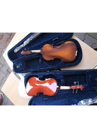 Resim Pagannini Vg001L 4/4 Tam Boy Parlak Cila Keman-Kılıf-Yay-Reçine 