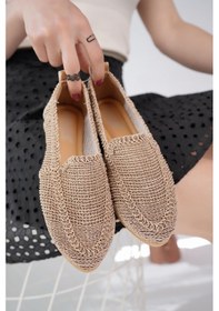 Resim Modafrato Pwr-700 Hasır Babet Günlük Kadın Ayakkabı 001 