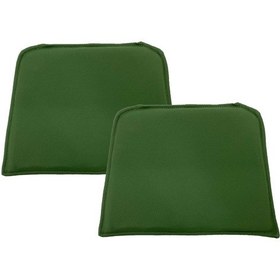 Resim Knsz sırt minderi 2 li zng&mğr&uslu yşl suni deri cırtlı tel bar sandalyesi sırtı için 