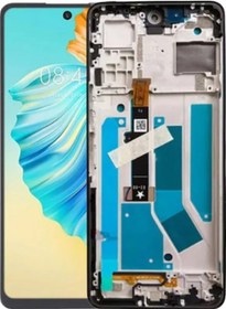 Resim Tecno Camon 19 Pro Cı8 Uyumlu Çıtalı Servis Lcd Ekran Dokunmatik 