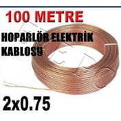 Resim Ses Sistemleri Kablosu 0 75Mm 100 Mt Şeffaf Kablo Kaliteli 
