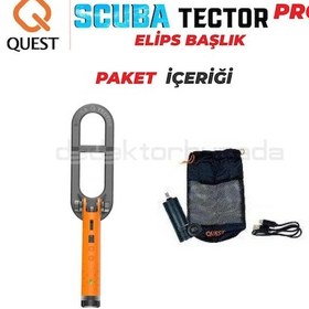 Resim Scuba Tector Pro Su Altı Dedektörü&sahil Arama Dedektörü 