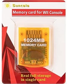 Resim Suncala Gamecube ve Wii Konsolu ile Uyumlu Hafıza Kartı, Nintendo Gamecube için 1024MB Hafıza Kartı 