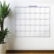 Resim RELATOS Aylık Planlayıcı Manyetik Duvar Stickerı Takvim Plan Çizel 