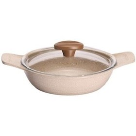 Resim Thermoad Granit Döküm 3'lü Güveç Kapaklı Sahan/ Vizon 