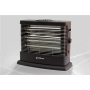 Resim Minisan Midi Siyah 2100w Quartz Elektrikli Isıtıcı Soba 