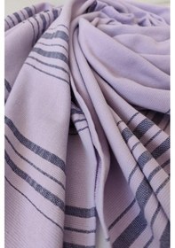 Resim Tek Yüzlü Pamuk Havlu Peştemal - Lila Lila 