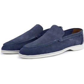 Resim Facile Süet Hakiki Deri Erkek Günlük Ayakkabı Loafer Ayakkabı 