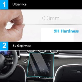 Resim Mobilite Renault Megane E-Tech (Esprit Alpine Hariç) Uyumlu 9 inç Multimedya Navigasyon 9H Nano Ekran Koruyucu 