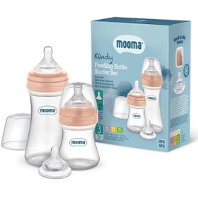 Resim Mooma Biberon Başlangıç Seti - Pembe - Gül Kurusu / Standart 