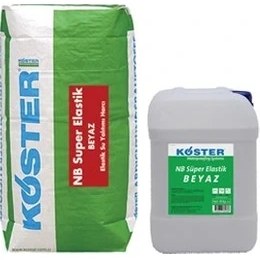 Resim Köster Nb Super Elastik Beyaz Uv Dayanımlı Elastik Su Yalıtımı 30 kg 