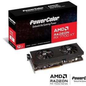 Resim POWERCOLOR 12GB RX7700XT GDDR6 192bit HDMI-DP PCIE 4.0 