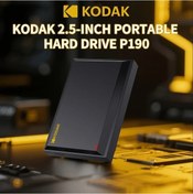 Resim Wangxi Kodak P190 500gb Taşınabilir Harici Disk Usb 3 0 Hızlı Veri Aktarımı Pc Laptop Telefon Tablet Ps4 Tv Yedekleme Depolama 