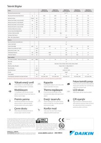 Resim Daikin D2CPX042 Vz 42 Kw Tam Yoğuşmalı Kombi 