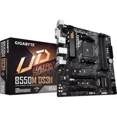 Resim Gigabyte B550M DS3H 4000MHZ(OC) Ddr4 Soket Am4 M.2 HDMI DVI Matx Anakart 