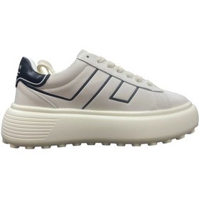 Resim Lufian Julia Kadın Hakiki Deri Sneaker Beyaz 121230040 Beyaz 