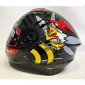 Resim Mt Targo Bee B5 Full Face Motosiklet Kaskı 65273 Kırmızı 