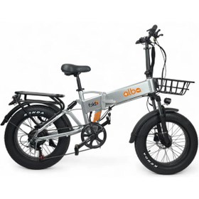 Resim Alba Fold3 Standart 500Watt Katlanır Elektrikli Bisiklet Uçak Grisi Nfc Özellikli 48v 10,4Ah Batarya 