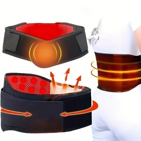 Resim Manyetik Sıkıştırma Sırt Destek Kemeri, Nefes Alabilir Elastik Bel Desteği Erkekler ve Kadınlar İçin, Omurga Koruması, Elde Yıkanabilir, İş, Kaldırma, Fitness, Tüm Sezon Sıcaklığı İçin 