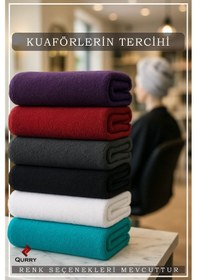 Resim 2 Adet 50 X 90 Cm Mikrofiber Havlu, Boya Tutmaz Havlu, Yüksek Sıvı Emer, Güzellik Merkezi Havlusu Mor 