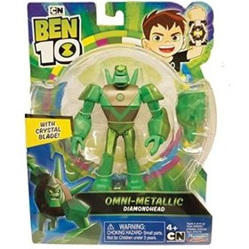 Resim Ben 10 Ben61000 Alien Aksiyon Figürleri Metalik Temalı Başlık, Çok Renkli, 8 X 3 X 10 Cm 