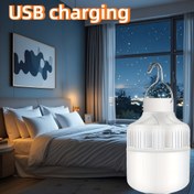 Resim 1 adet/2 adet, USB Şarj Edilebilir Ampul, 3 Hızlı Açık LED Lamba, saç tokası Elde Taşınabilir Işık, IP65 Yüksek Kalite, Ev Dekorasyon Aydınlatma Lambası, Noel Dekoratif Ampuller, Gece Pazar Standları, Cadılar Bayramı Şakası Işıkları, Güç Kesintisi Acil Işıkları, Kamp, Piknik, Yatak Odası, Mutfak 