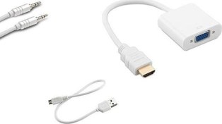 Resim SL-HVS13 Hdmı Erkek To Vga Dişi + Audio Micro Usb Çevirici S-Link