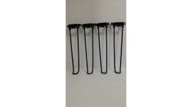 Resim Hamadex 30 cm Siyah Metal Sofra & Laptop Sehpası Ayağı (4 Adet) - Iç & Dış Mekan 