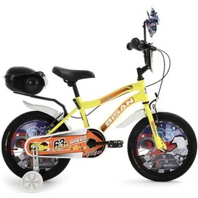 Resim Bisan Bobo Ürün Rengi: Sarı Kadro: 10" - 26 Cm Vites: 1x1 Vites Tekerlek: 16" Etiket Rengi: Turuncu Çocuk Bisikleti Çok Renkli 