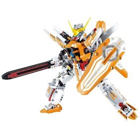 Resim İm. Master Turuncu Savaşçı Robot Yaratıcı Yapım Seti 833 Parça 