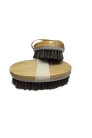 Resim Raftantopla Doğal At Kılı Fırça - Masaj Ve Selülit Fırçası 