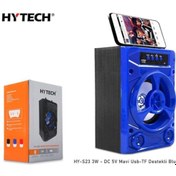 Resim Hy-S23 3W - Dc 5V Mavi Usb-Tf Destekli Bluetooth Speaker Hytech