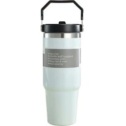 Resim Kaixuan Taşınabilir Taşınabilir Saman Bardak Spor Açık Araba Yalıtımlı Buz Bardağı (Yurt Dışından) 