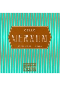 Resim Thomastik Ve400 Versum Medium Takım Çello Teli Derin Rezonans Karakteri, Masif Ladin Ön Kapak, Güçlü Ses Projeksiyonu 