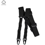 Resim Aksoy Tactical Çift Nokta Askı Kayışı Tactical Siyah 