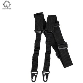 Resim Aksoy Tactical Çift Nokta Askı Kayışı Tactical Siyah 