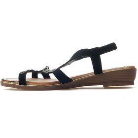 Resim Guja Kadın Taş Detaylı Günlük Sandalet 25y 25y122-5 Z Siyah Siyah 