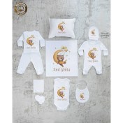 Resim Yzc Home E57 Isme Özel,ısimli, Erkek Bebek 10LU Beyaz Hastane Çıkışı 